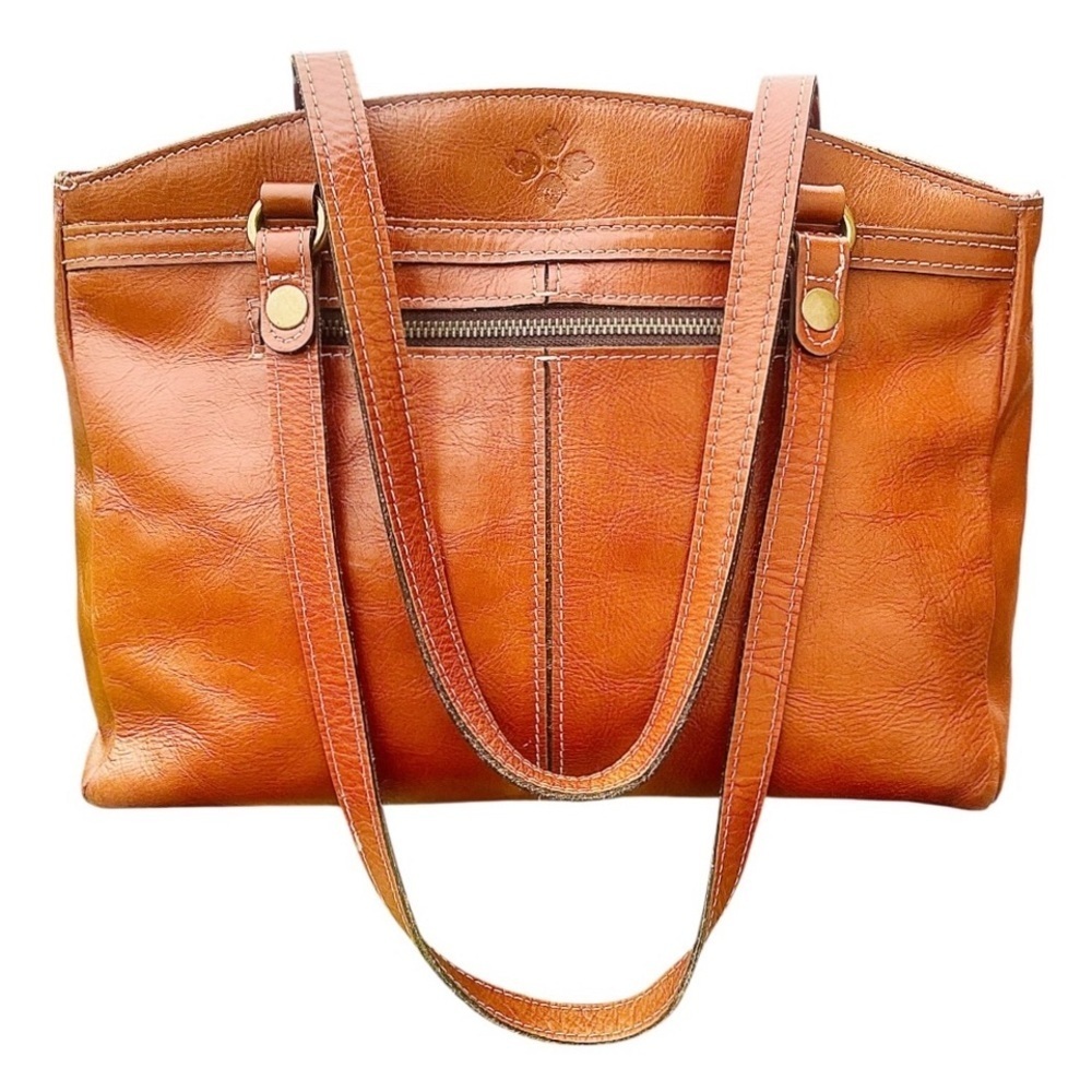 Patricia Nash Rich Brown Leather Shoulder Bag - Picture 11 of 11